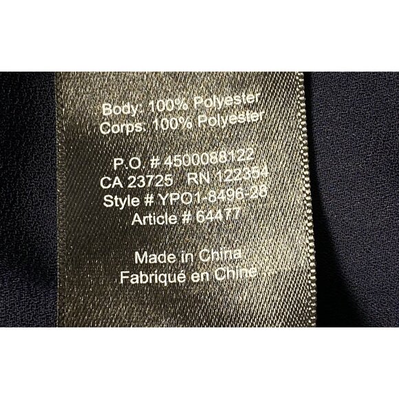 BABATON Aritzia Women Wrap Dress Above Knee Short Sleeves Sz XXS Blue 90-7 - Picture 9 of 10